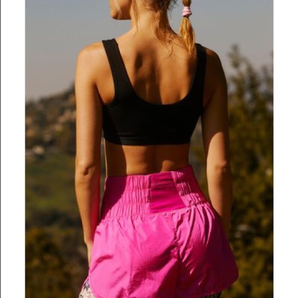 Free People Movement The Way Home Shorts Vivid Pink XS